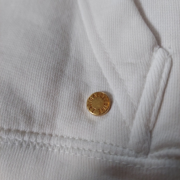 NWT Zadig & Voltaire Comfy Rock Studs Zip Up Hoodie Blanc - Picture 11 of 13